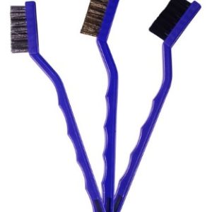 KIT COM 3 ESCOVAS PARA DETALHAMENTO AUTOMOTIVO VONIXX