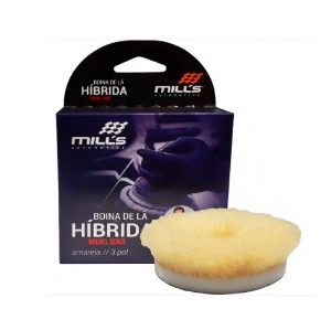 BOINA HÍBRIDA AMARELA 3" (R.SENZI) - CORTE LEVE - INTERFACE ESP. BRANCA P/ ROTATIVA - MILLS
