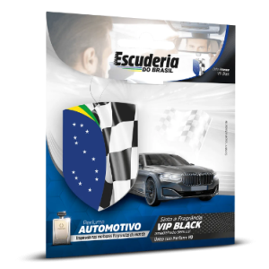 AROMATIZANTE VIP BLACK - LINHA ESSENCE - ESCUDERIA DO BRASIL