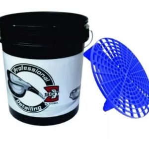 BALDE PRETO E BRANCO + SEPARADOR DE PARTICULAS AZUL 26CM - SIGMA